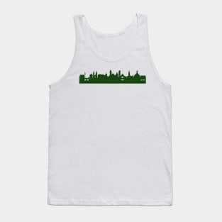 NUREMBERG Skyline in forest green Tank Top